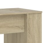 vidaXL Bureau chêne sonoma 140x50x75 cm bois d'ingénierie