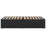vidaXL Cadre de lit sans matelas noir 100x200 cm similicuir
