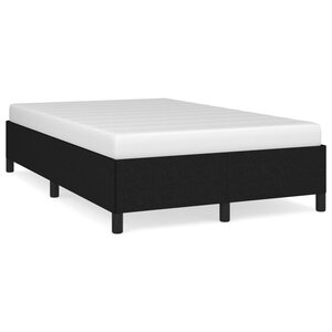 vidaXL Cadre de lit Noir 120x200 cm Tissu