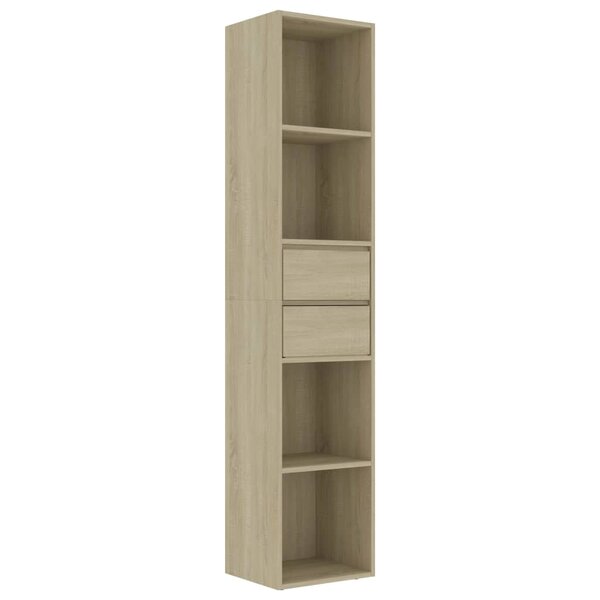 vidaXL Bibliothèque Chêne sonoma 36x30x171 cm Bois d'ingénierie
