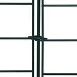 vidaXL Ensemble de clôture de jardin voûtée plus basse 77 5x64 cm vert