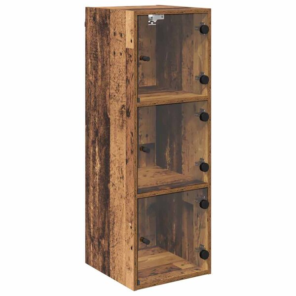 vidaXL Meuble mural Bois Ancien 35 x 37 x 102 cm Bois d'ingénierie