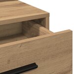 vidaXL Coiffeuse chêne artisanal 79 x 41 x 135 cm Bois d'ingénierie