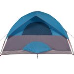 vidaXL Tente de camping à dôme 3 personnes bleu imperméable