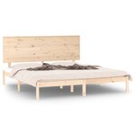 vidaXL Cadre de lit sans matelas 150x200 cm bois massif