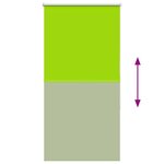 vidaXL Store enrouleur occultant largeur du tissu 65 7 cm polyester