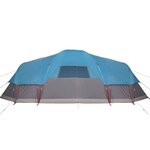 vidaXL Tente à dôme 11 personnes bleu imperméable