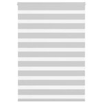 vidaXL Store zèbre gris clair largeur du tissu 90 9 cm polyester