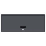 vidaXL Armoire murale pour garage Anthracite 90 x 33 x 35 cm