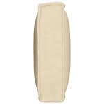 vidaXL Coussin Tissu Oxford Beige 80 x 40 x 12 cm