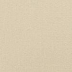 vidaXL Canapé 3 places avec oreillers décoratifs crème 180 cm tissu
