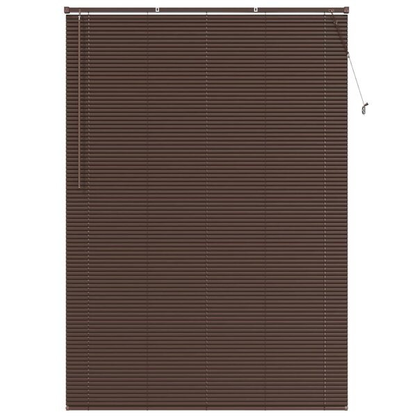 vidaXL Store Vénitien Marron foncé avec motif 213 x 160 cm PVC