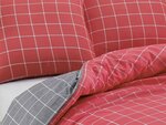 Parure de lit rouge TRENDY 240 x 220 cm
