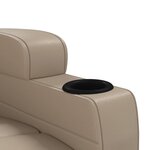 vidaXL Fauteuil inclinable Cappuccino Similicuir