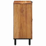 vidaXL Buffet avec étagère Marron 60 x 33 x 75 cm Bois d'acacia massif
