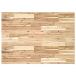 vidaXL Dessus de table rectangulaire 80x70x2 cm bois massif d'acacia