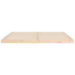 vidaXL Cadre de lit sans matelas 200x200 cm bois massif de pin