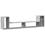 vidaXL Meubles TV 2 Pièces gris béton 100x30x50 cm bois d'ingénierie