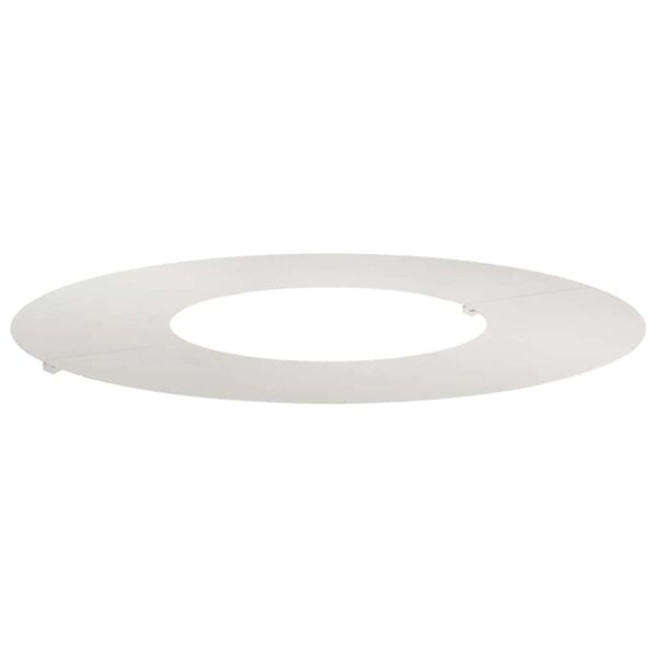 vidaXL Anneau d'arbre plat Argent Ø30 / 60 cm Acier inoxydable
