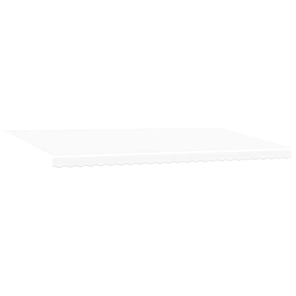 vidaXL Toile de rechange pour auvent Blanc 580 x 295 cm Polyester