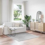 vidaXL Tapis Gris 160 x 160 cm Polypropylène