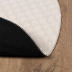 vidaXL Tapis de surface Rond HUARTE Beige Ø 160 CM Polyester