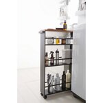 Desserte de cuisine en métal et bois tower
