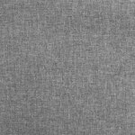 vidaXL Chaise à bascule avec tabouret Gris clair Tissu