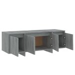 vidaXL Meuble TV Sonoma gris 120x30x40 5 cm Bois d'ingénierie