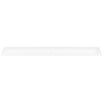 vidaXL Serre avec cadre en acier blanc 44 m² 22x2x2 m