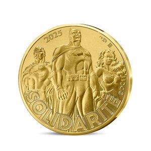 DC COMICS Monnaie de 500€ Or JUSTICE LEAGUE - SOLIDARITÉ