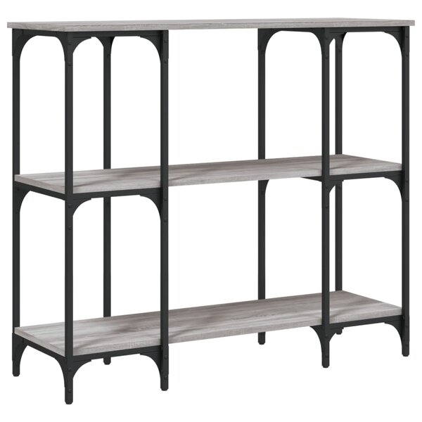 vidaXL Table console sonoma gris 102x35x90 cm bois d'ingénierie
