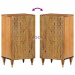 vidaXL Armoire latérale 40x33x75 cm bois massif de manguier
