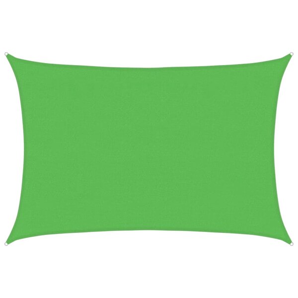 vidaXL Voile d'ombrage 160 g/m² Vert clair 4x6 m PEHD