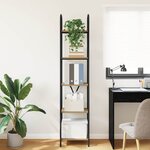 vidaXL Étagère chêne artisanal 40 x 30 x 183 cm Bois d'ingénierie