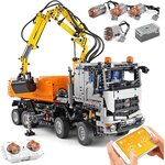 Mould King 19007 - Camion à benne basculante RC avec excavatrice