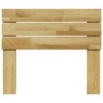 vidaXL Tête de lit 80 cm bois massif de chêne