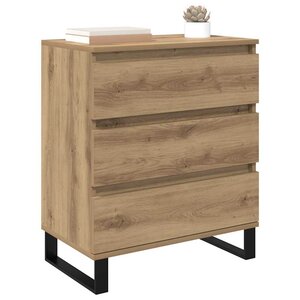 vidaXL Buffet Chêne artisanal 60 x 35 x 70 cm Bois d'ingénierie