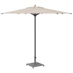 vidaXL Pied de parasol Aspect Bois Gris Foncé 45 x 45 x 31 cm