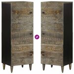 vidaXL Buffet 40x33x110 cm bois de manguier massif