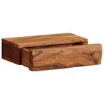 vidaXL Étagères murales 2 Pièces 30x17x8 cm bois massif d'acacia