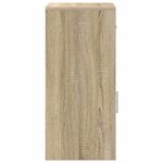 vidaXL Buffet Chêne sonoma 38 x 34 5 x 75 cm Bois d'ingénierie