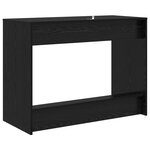 vidaXL Bureau de lit Chêne noir Bois d'ingénierie 100 x 45 x 75 cm