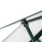vidaXL Serre avec cadre de base vert 169x169x202 cm aluminium