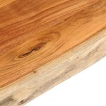 vidaXL Dessus de table 140x60x3 8cm rectangulaire bois massif d'acacia