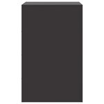 vidaXL Tables de chevet 2 Pièces noir 34 5x39x62 cm acier