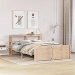 vidaXL Cadre de lit avec tête de lit sans matelas 120x190 cm