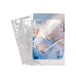 Sachet de 10 pochettes perforées polypropylène lisse haute qualité 9x100e A4 EXACOMPTA