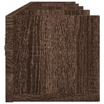 vidaXL Armoire murale chêne marron 99x18x16 5 cm bois d'ingénierie