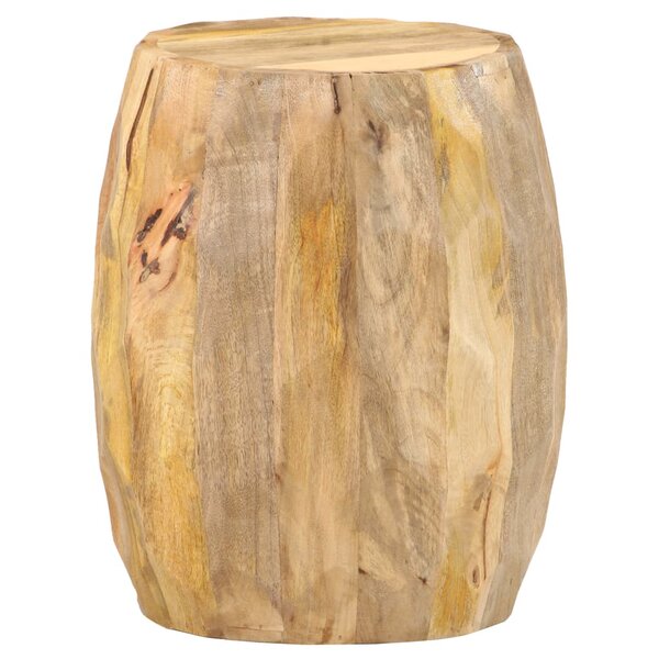 vidaXL Tabouret tambour Bois de manguier solide